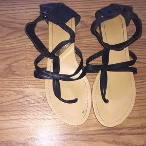 Black sandals